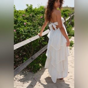 Free People Seraina Strapless Maxi Dress NWOT Size M